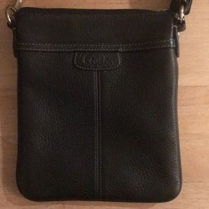 Coach Penelope Black Pebble Leather Swingpack